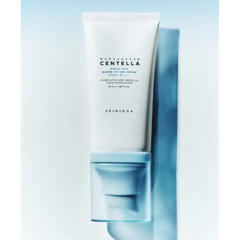 SKIN1004 Madagascar Centella HyaluCica Waterfit Sun serum apsauga nuo saulės SPF50+ PA SKIN1004 Madagascar Centella HyaluCica Waterfit Sun serum apsauga nuo saulės SPF50+ PA